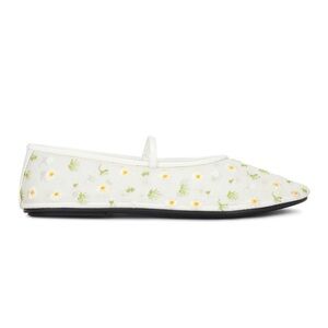 Jeffrey Campbell embroidered dancer mesh ballet flat